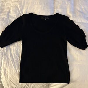 Calvin Klein Black Scoop Neck Top
